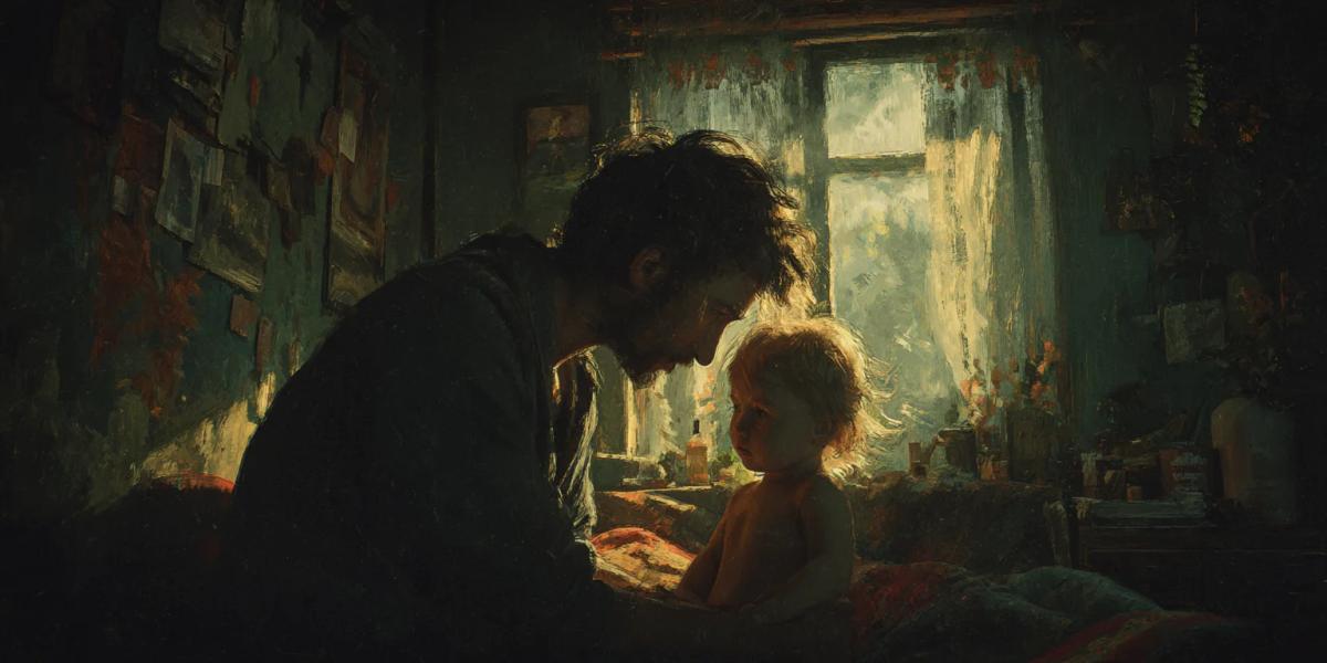 Крепкое рукопожатие отца и сына на фоне уютной мастерской или кабинета - обложка статьи