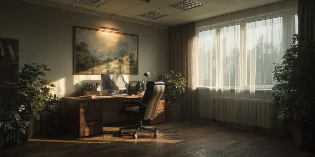 Спокойный деловой портрет в нейтральном кабинете, мягкий свет, без символики и читаемых документов - обложка статьи